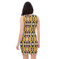 DMV 0236 Vintage Artsy Bodycon dress