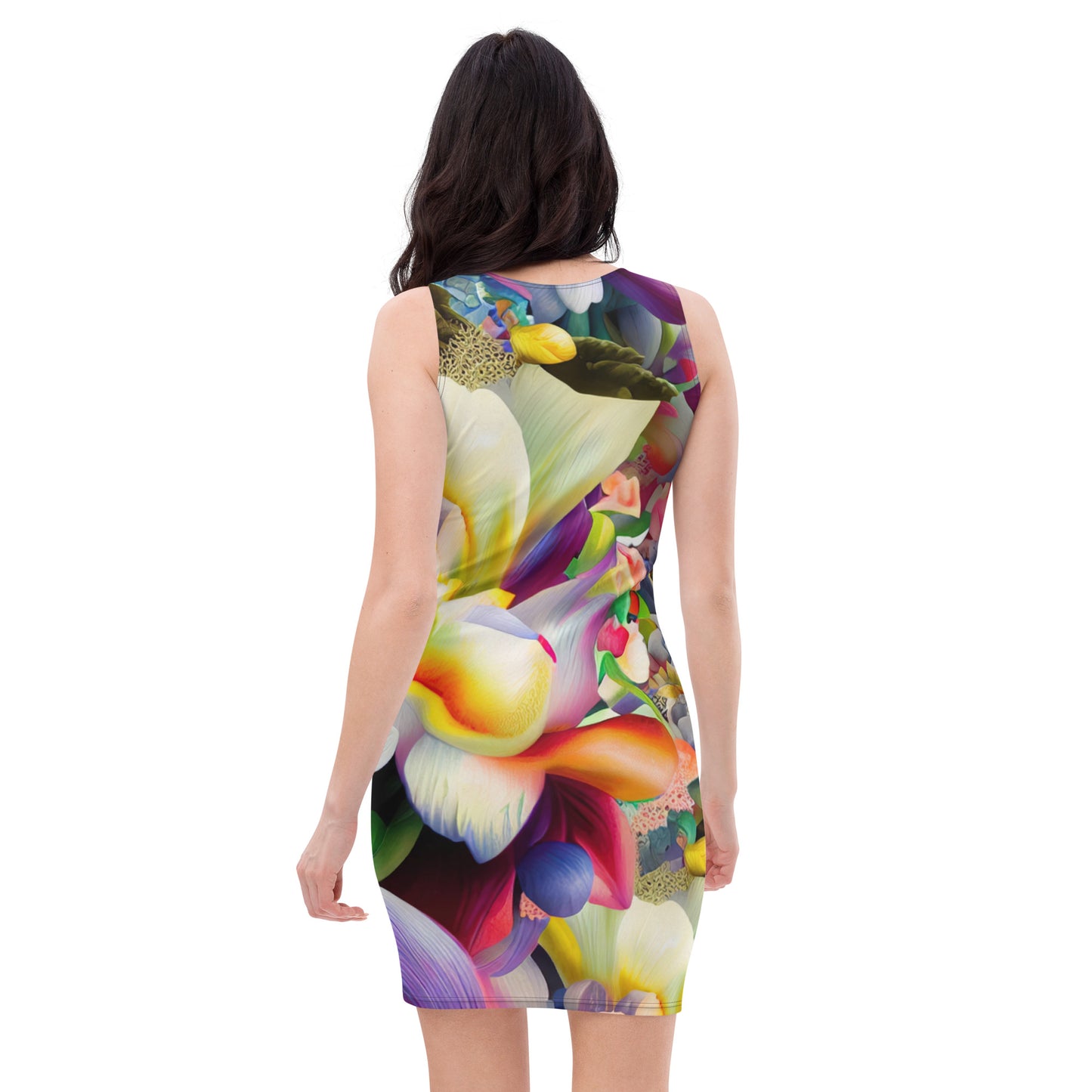 DMV 0081 Floral Bodycon dress