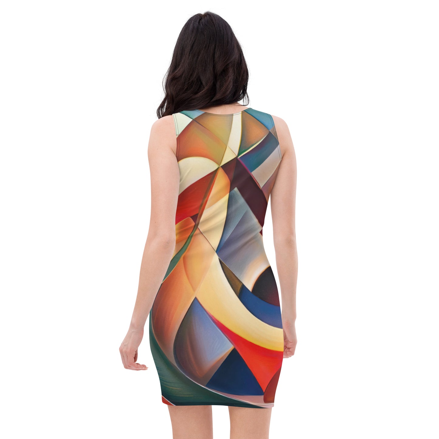 DMV 0015 Abstract Art Bodycon dress