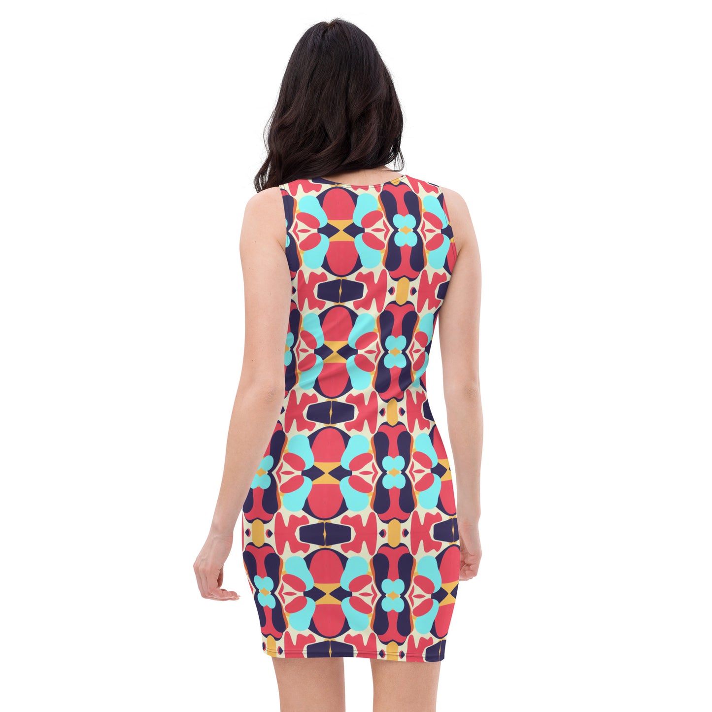 DMV 0030 Vintage Artsy Bodycon dress