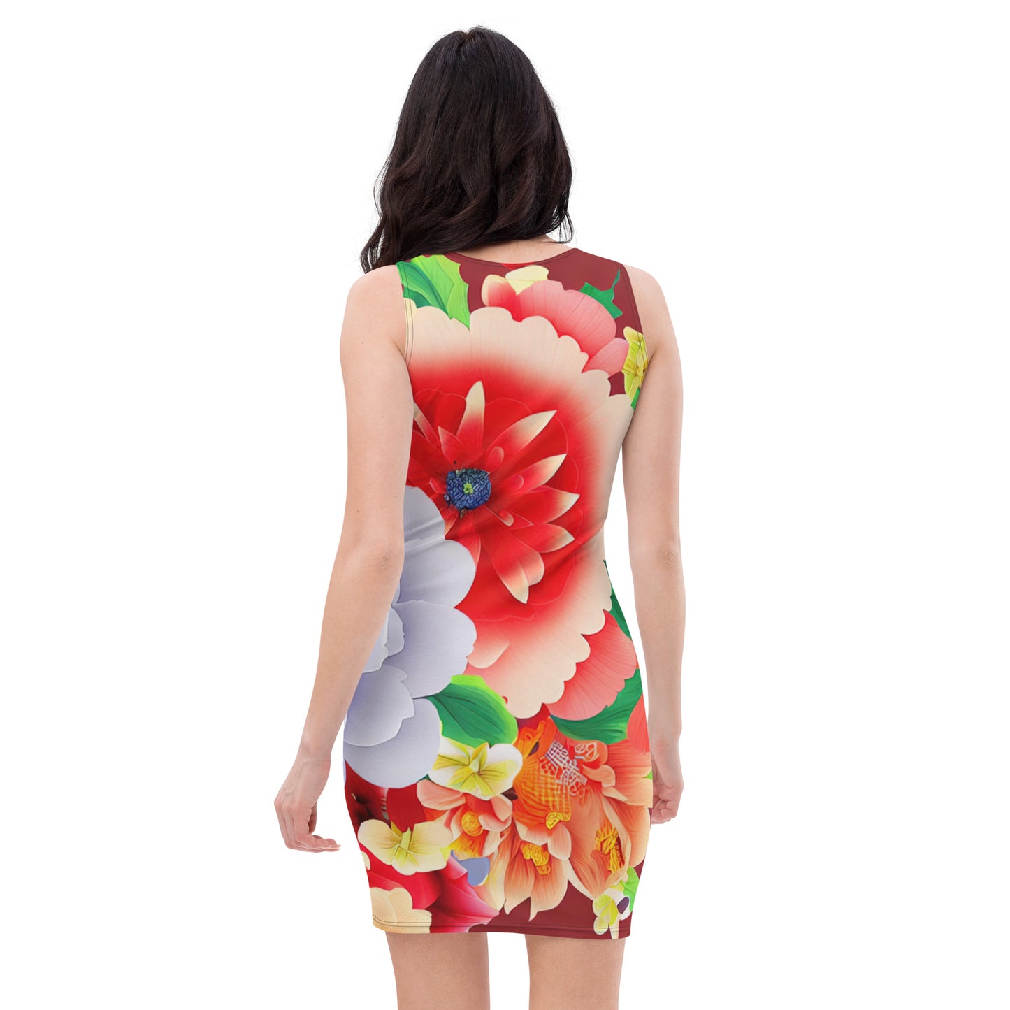 DMV 0035 Floral Bodycon dress