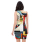 DMV 0022 Retro Art Bodycon dress