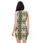 DMV 0044 Vintage Artsy Bodycon dress