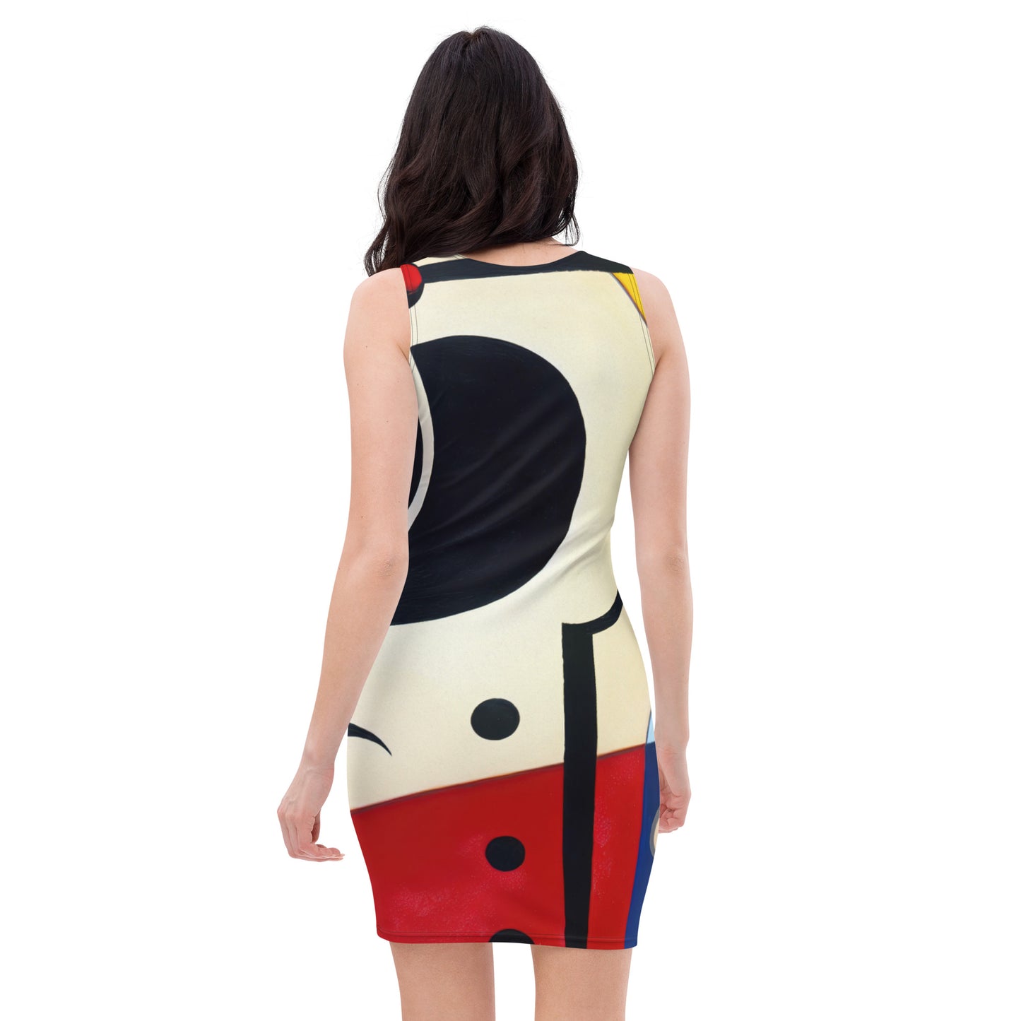 DMV 0039 Retro Art Bodycon dress