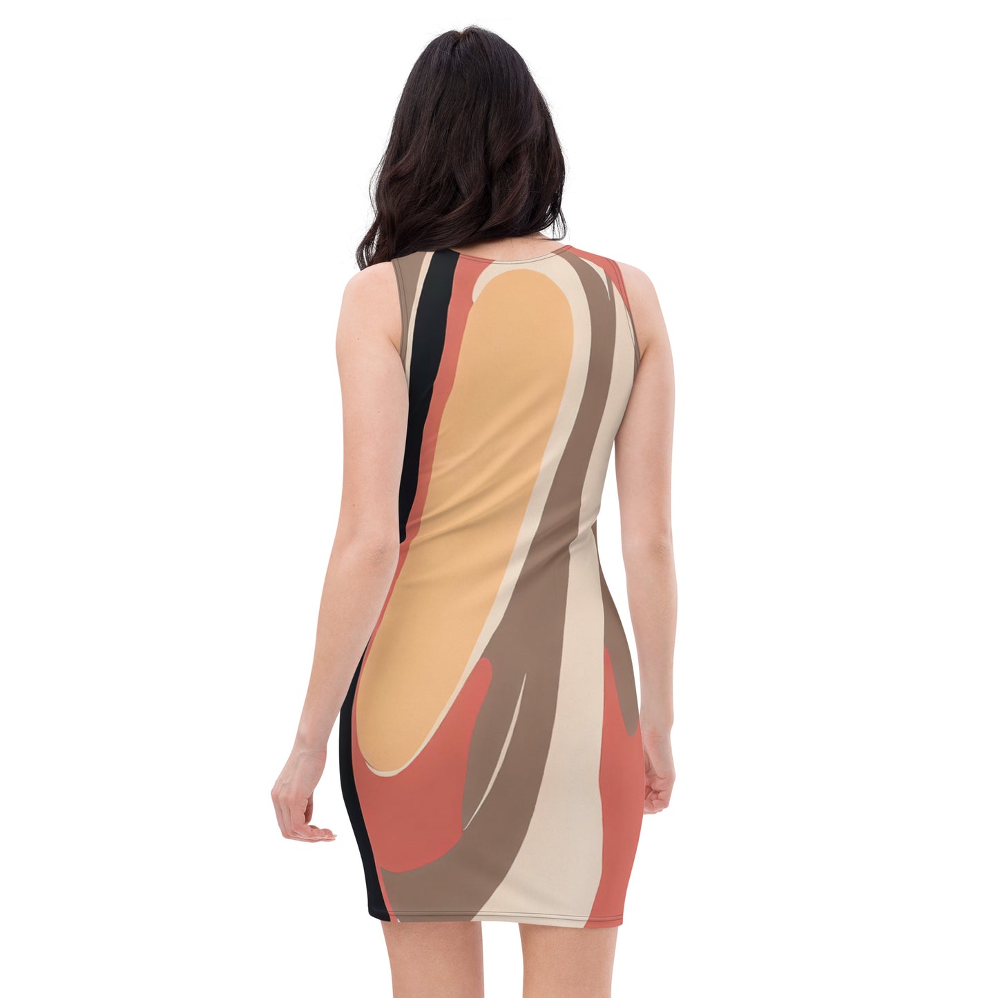 DMV 0121 Abstract Art Bodycon dress