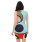 DMV 0130 Retro Art Bodycon dress