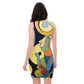 DMV 0242 Retro Art Bodycon dress