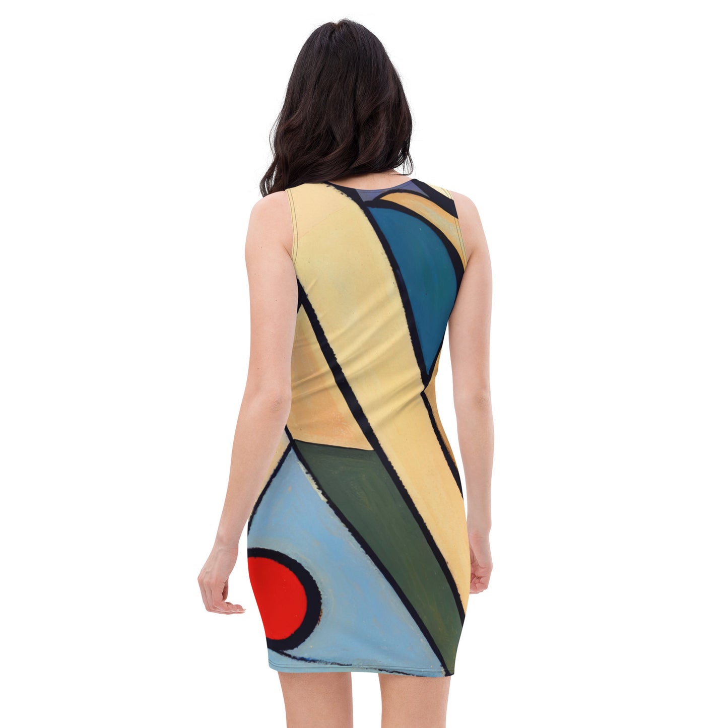 DMV 0234 Abstract Art Bodycon dress