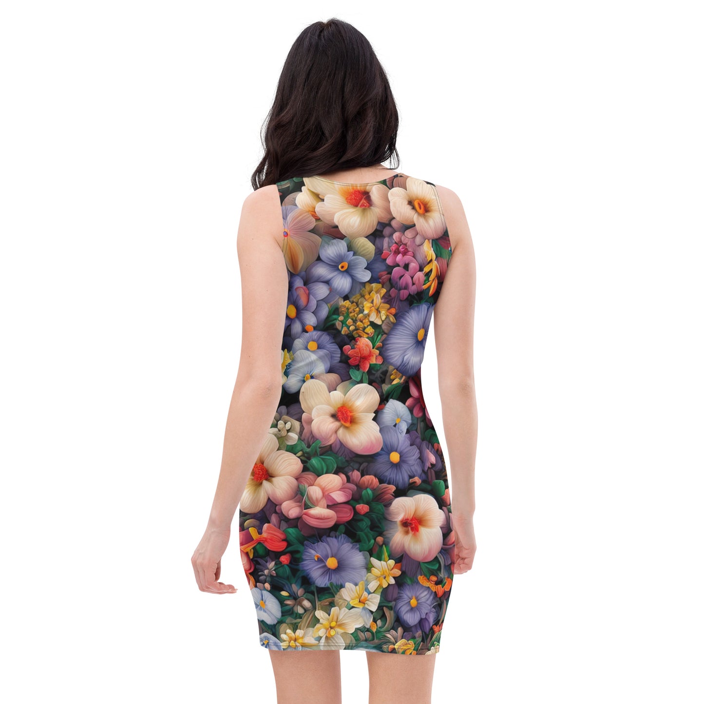 DMV 0114 Floral Bodycon dress