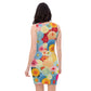 DMV 0106 Floral Bodycon dress