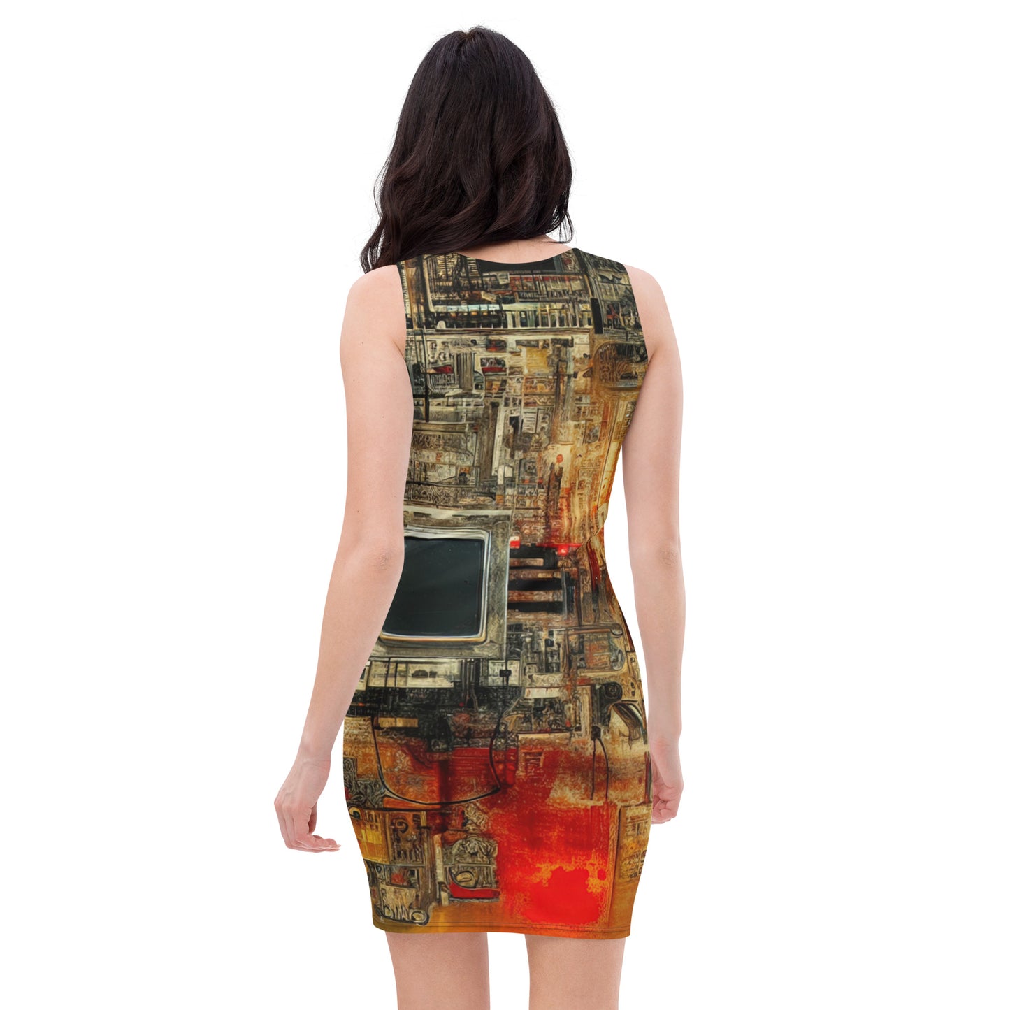 DMV 0120 Avant Garde Bodycon dress