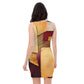 DMV 0251 Abstract Art Bodycon dress