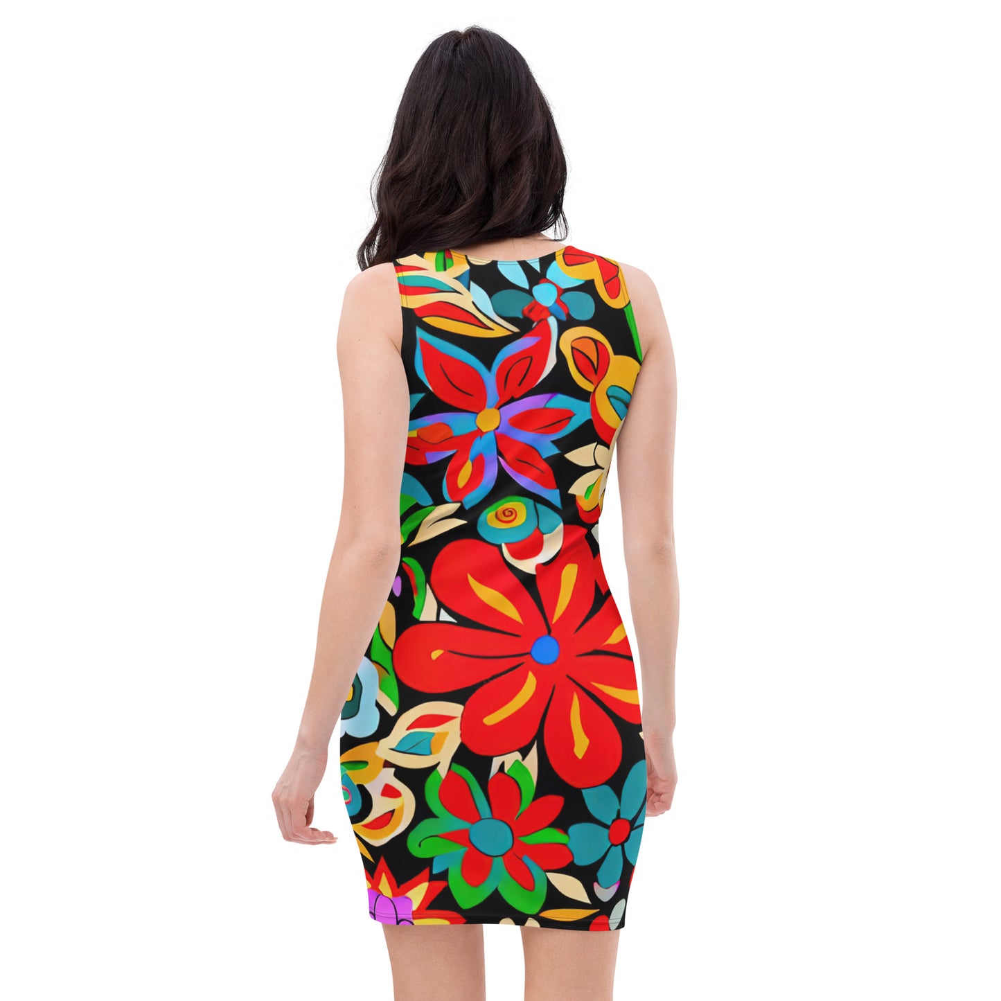 DMV 0116 Floral Bodycon dress