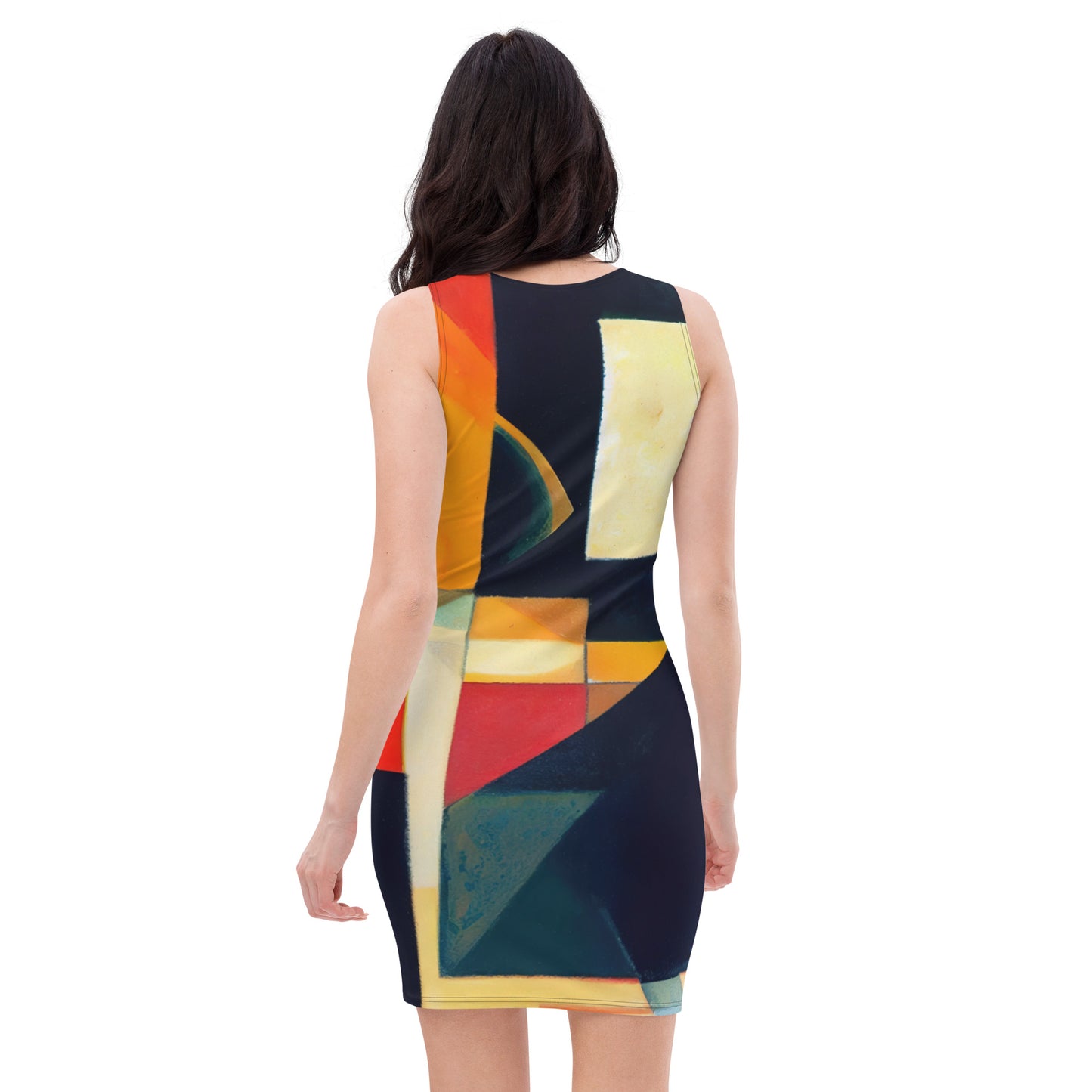 DMV 0096 Abstract Art Bodycon dress