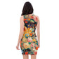 DMV 0150 Floral Bodycon dress