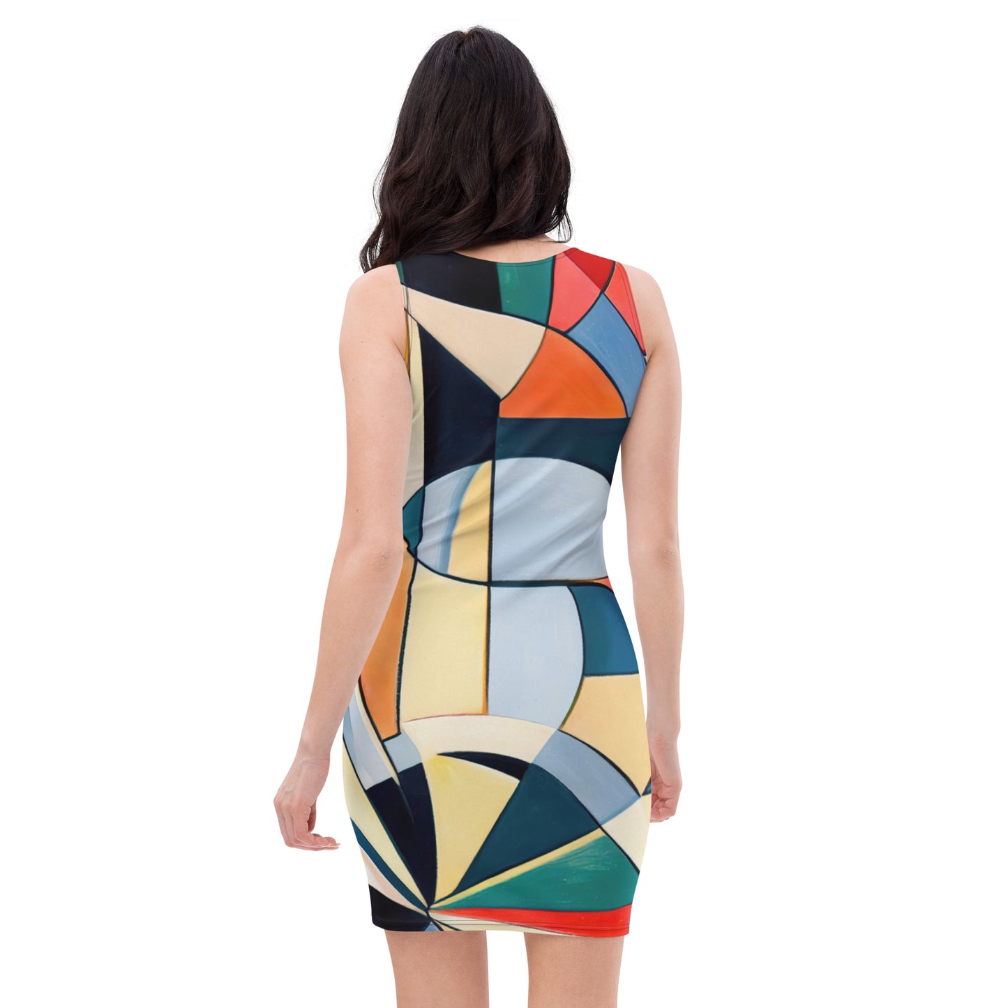 DMV 0144 Abstract Art Bodycon dress