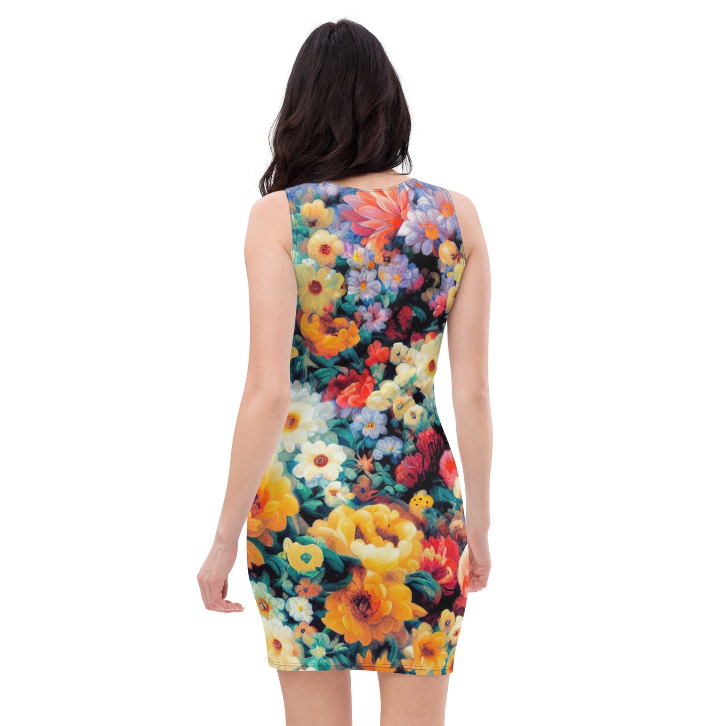 DMV 0146 Floral Bodycon dress