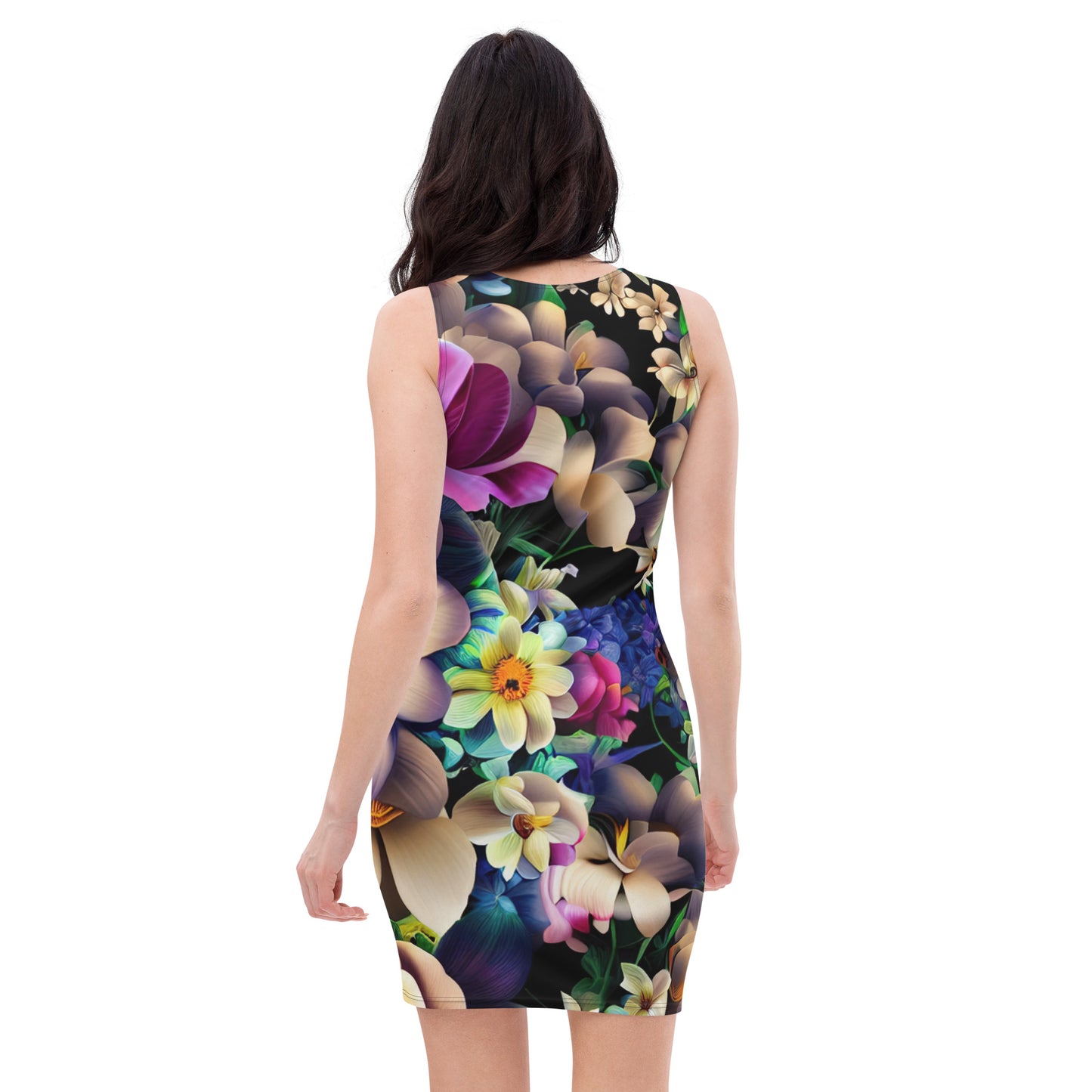 DMV 0206 Floral Bodycon dress