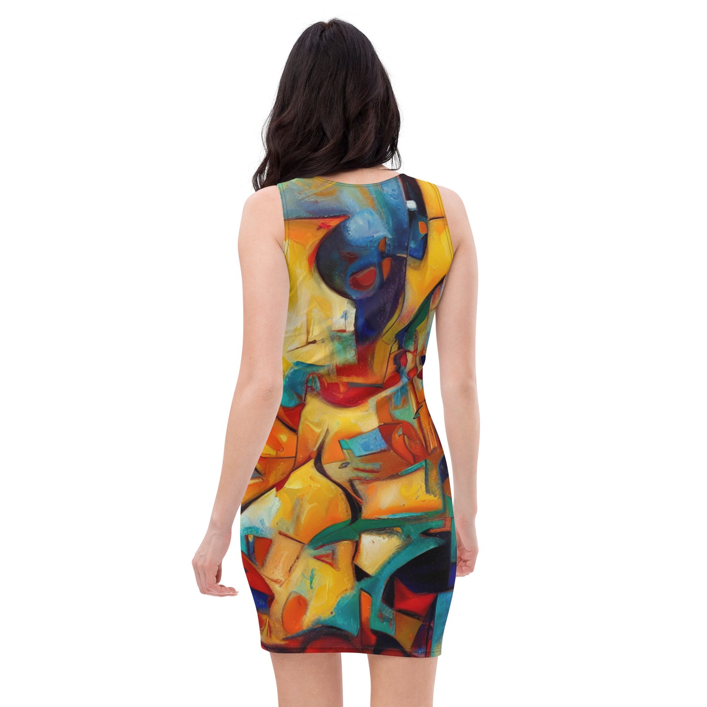 DMV 0416 Abstract Art Bodycon dress