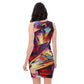 DMV 0308 Abstract Art Bodycon dress