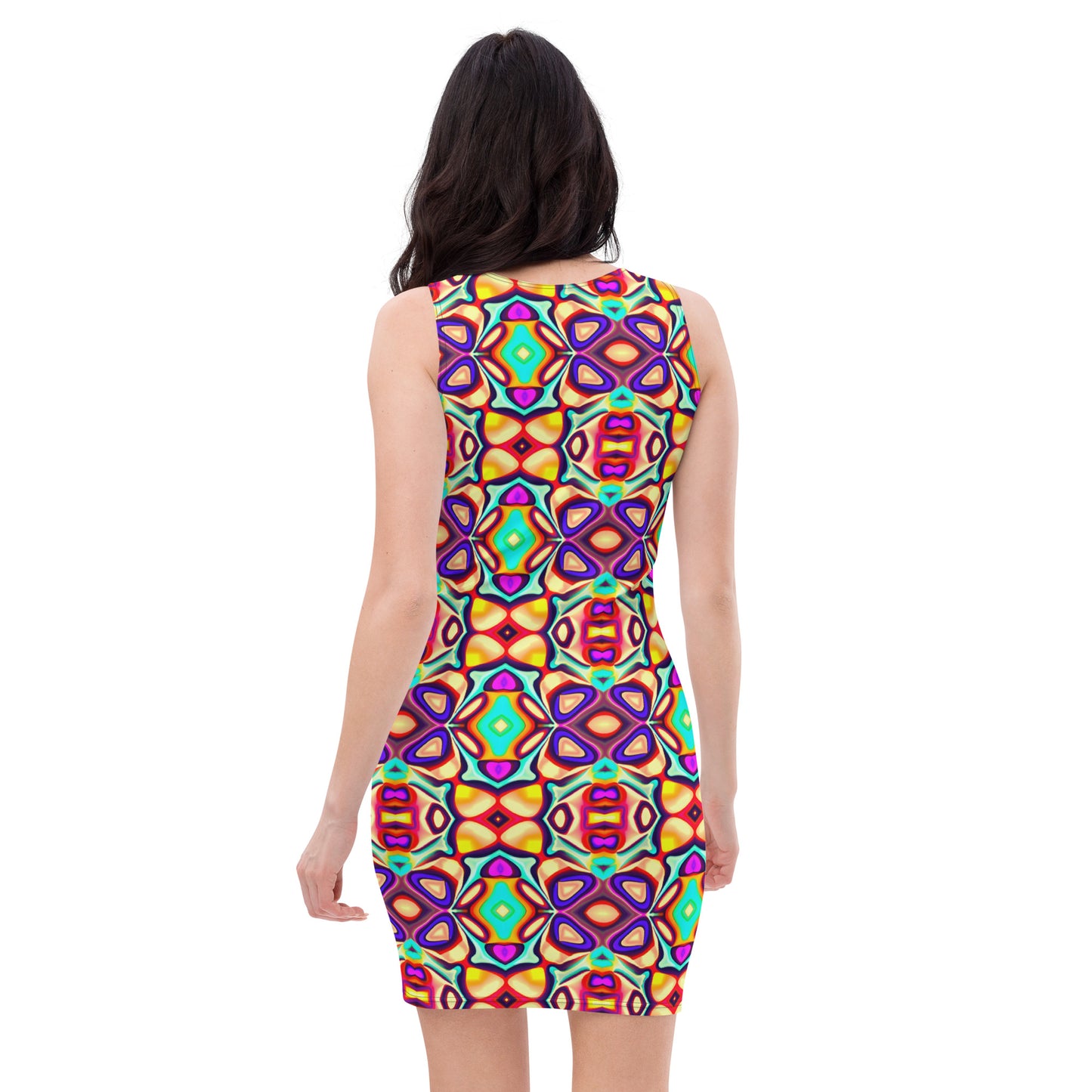 DMV 1357 Psy Artsy Bodycon dress