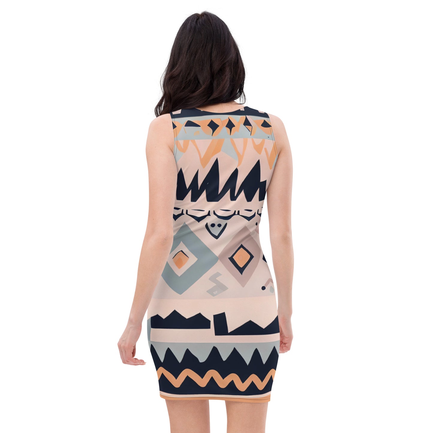 DMV 1345 Boho Bodycon dress