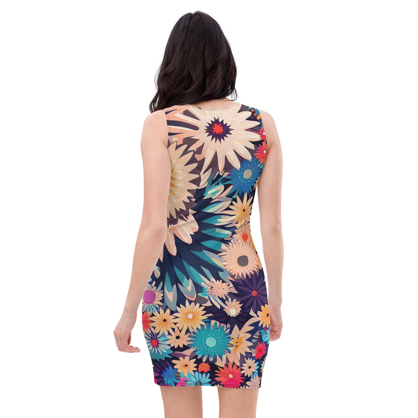 DMV 0404 Floral Bodycon dress