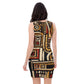 DMV 1521 Retro Art Bodycon dress