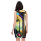 DMV 0258 Retro Art Bodycon dress