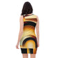 DMV 0261 Retro Art Bodycon dress