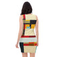 DMV 0182 Abstract Art Bodycon dress