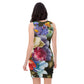 DMV 0268 Floral Bodycon dress