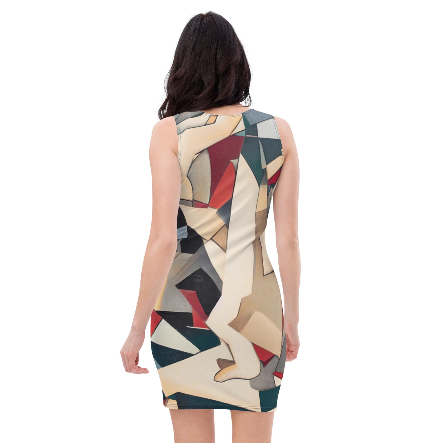 DMV 0508 Abstract Art Bodycon dress