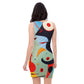 DMV 0866 Retro Art Bodycon dress