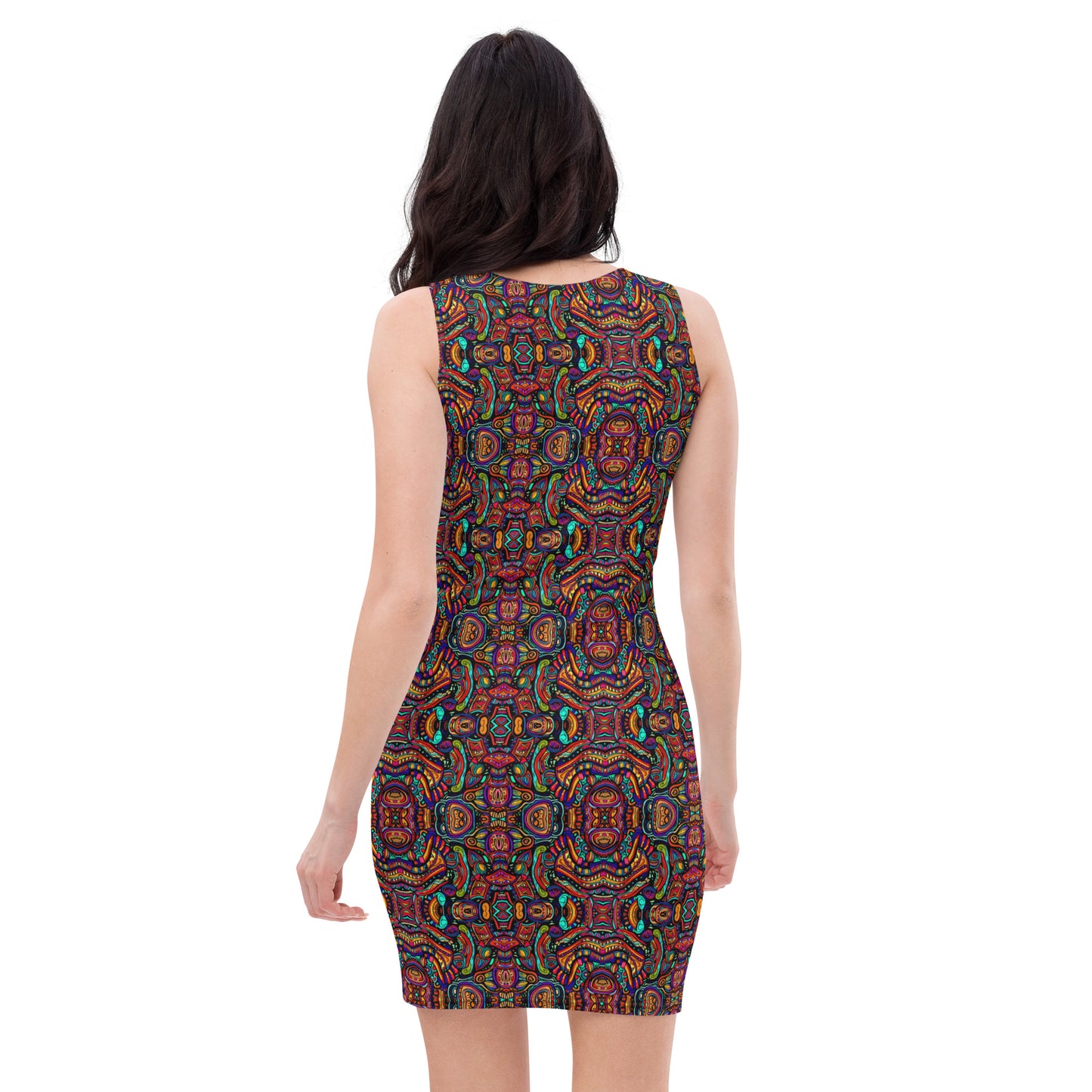 DMV 1653 Psy Artsy Bodycon dress