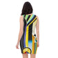 DMV 1500 Retro Art Bodycon dress