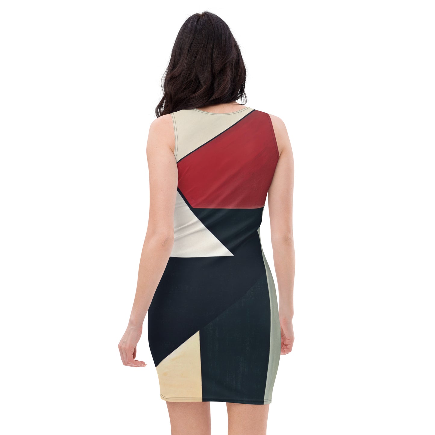 DMV 0789 Abstract Art Bodycon dress