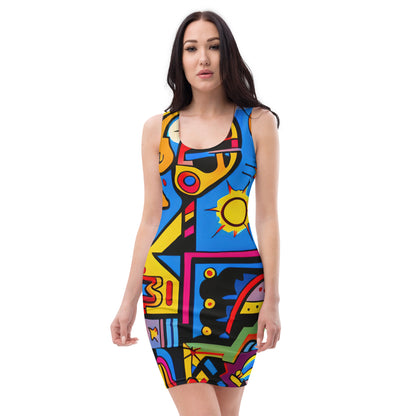 DMV 0235 Psy Art Bodycon dress