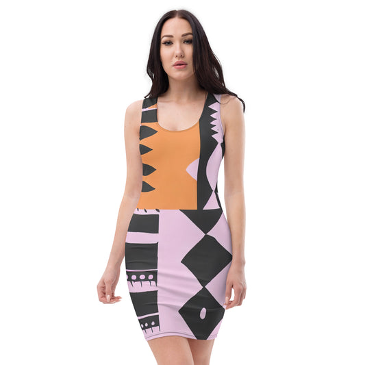 DMV 0229 Boho Bodycon dress