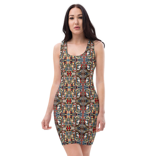 DMV 0283 Chic Boho Bodycon dress