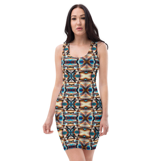 DMV 0275 Conceptual Artsy Bodycon dress