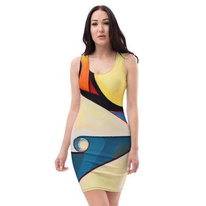 DMV 0209 Abstract Art Bodycon dress