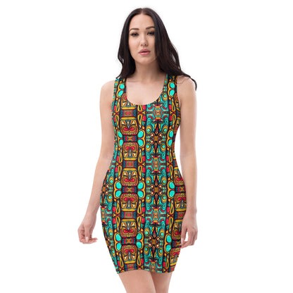 DMV 0074 Psy Artsy Bodycon dress