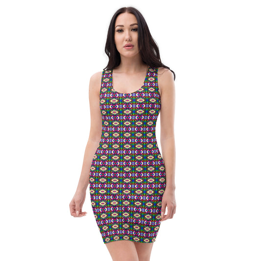 DMV 0034 Psy Artsy Bodycon dress