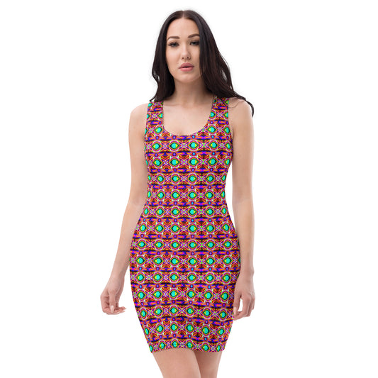 DMV 0046 Psy Artsy Bodycon dress