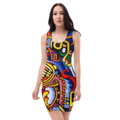 DMV 0051 Psy Art Bodycon dress