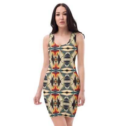 DMV 0059 Conceptual Artsy Bodycon dress