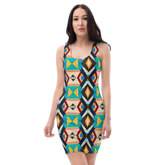 DMV 0111 Classic Boho Bodycon dress