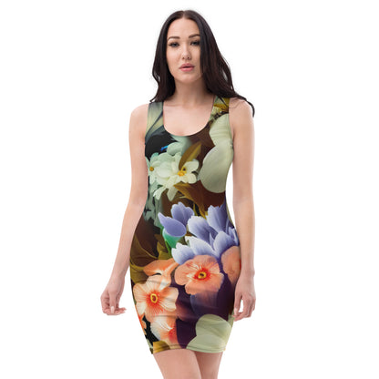 DMV 0125 Floral Bodycon dress