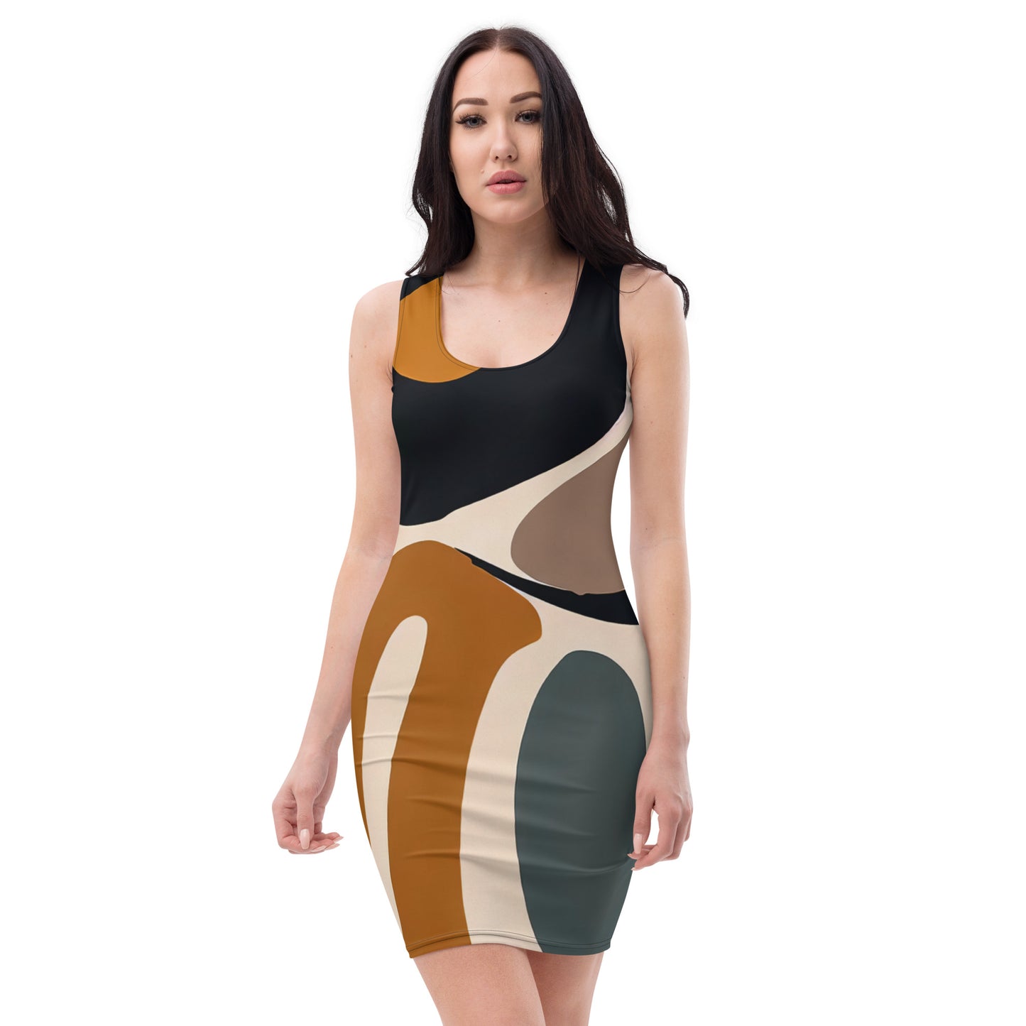 DMV 0121 Abstract Art Bodycon dress